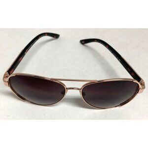 Tommy Hilfiger Womens Sunglasses Wire Rim Gold Brown Mellie WMOL274